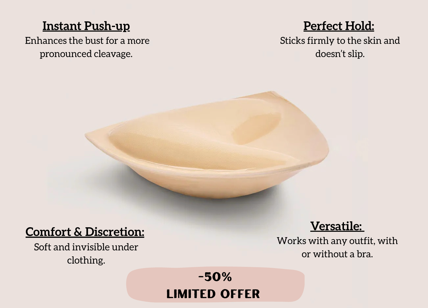 Push-Up Pads Cream